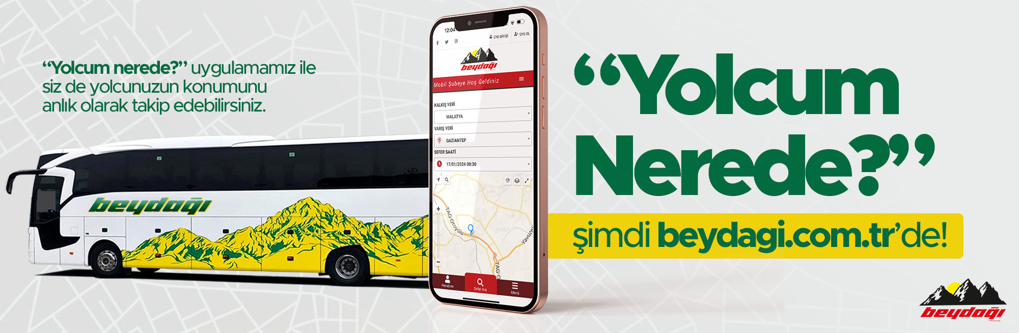 Beydağı Turizm Yolcum Nerede?
